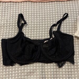 Victorias secret Black Lace Bra 36DD